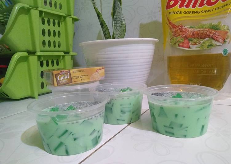 Cara menyiapkan Buko pandan ala mamak , Sempurna