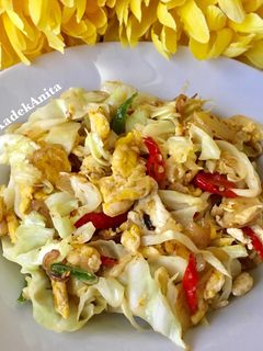 Foto resep Tumis Kubis Telor