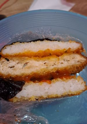 Foto resep Burger Nasi Ayam