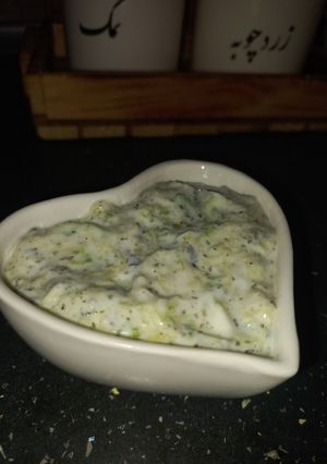 عکسی از دستور ماست کدوسبز (رژیمی)