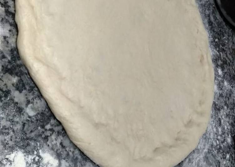 Massa de pizza pan (pizza hut)