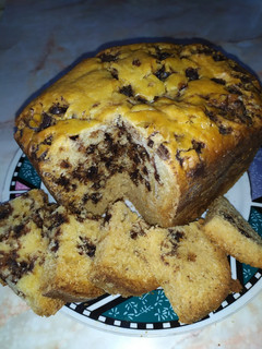 Una foto de Torta de chispas de chocolate