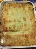 Gratin mi brandade mi Parmentier