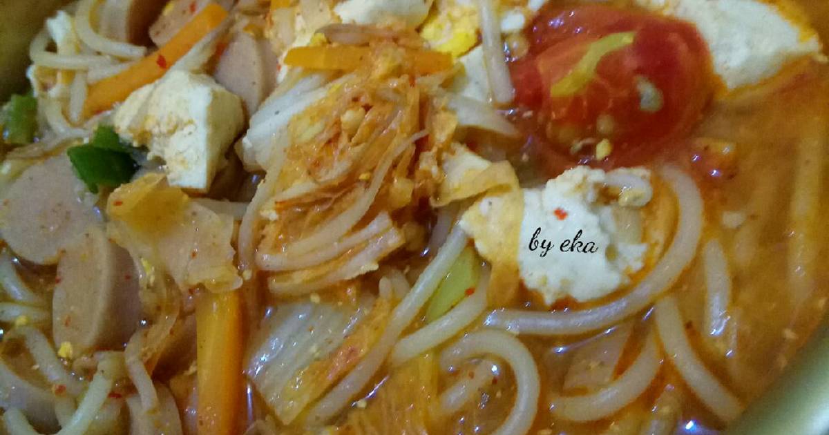 Resep Bihun Kuah Pedas Ala Korea - 300 g dengkul sapi tanpa tulang