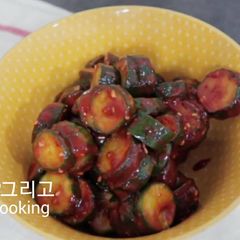 A picture of 【Korean Side Dish】Cucumber Kimchi.