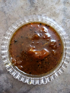 A picture of Spicy Mango Jaggery Chutney.