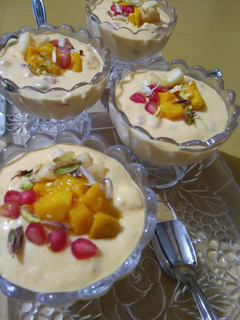 A picture of Mango Cream Dessert.