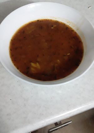 عکسی از دستور اشکنه عدس