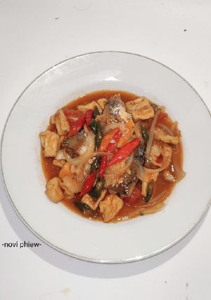 Foto resep Sarden tumis tahu saus padang