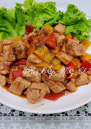 Hình của món Cá ngừ đại dương lúc lắc.