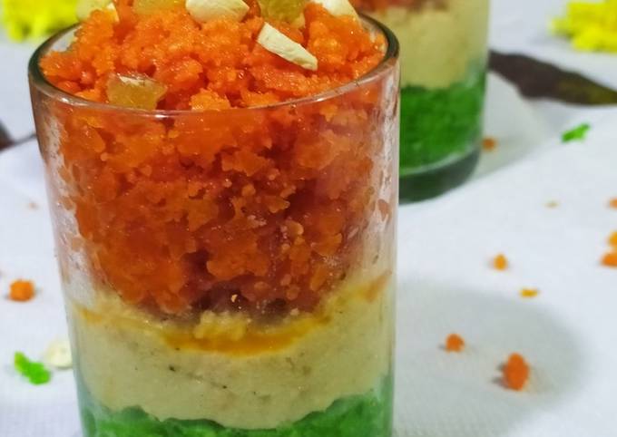 Carrot Halwa Mawa kalakand Bottle Gourd Halwa Tri colour