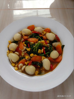 Foto resep Tumis bayam campur