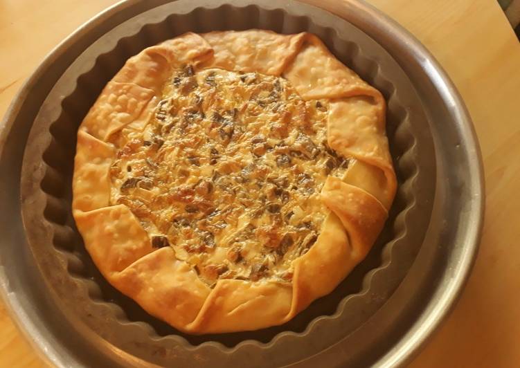 Tarta de puerros