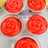 Puding coklat mawar kaca