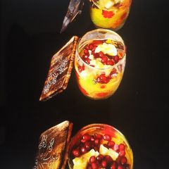 A picture of Fruit Custard.