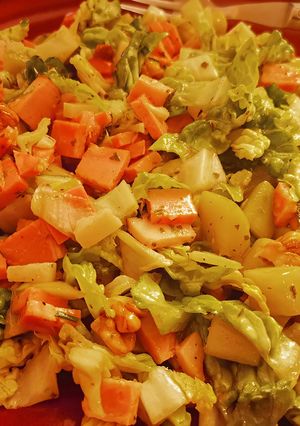 Une photo de Salade au Roti