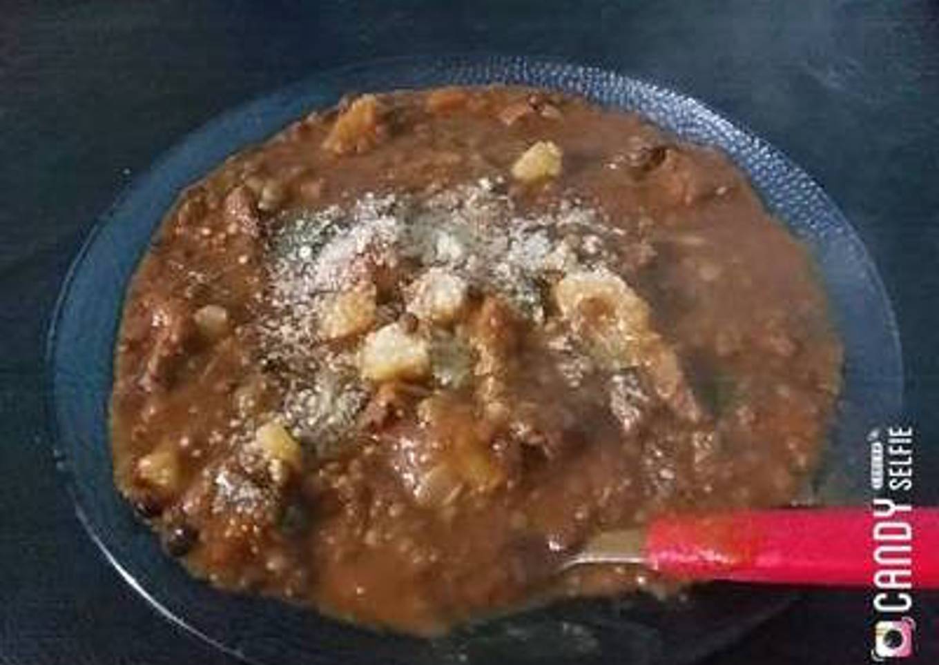Guiso de lentejas π