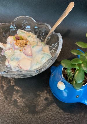 કાકડી નું રાઇતું (Cucumber Raita Recipe In Gujarati) રેસીપી મુખ્ય ફોટો