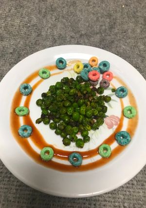 A picture of Chatpate peas.