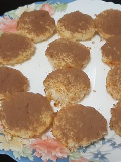 Una foto de Galletas esponjosas de coco y cacao, sin harinas ni azúcares añadidos