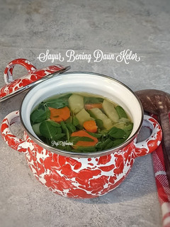 Foto resep Sayur bening daun kelor