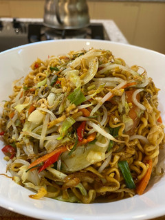 Foto resep Mie tumis sayur pedas