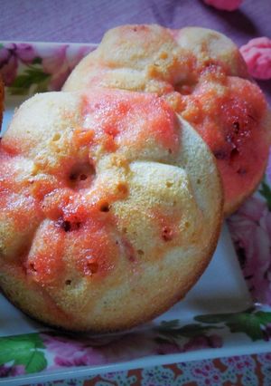 Une photo de Petits gâteaux aux pralines roses et chocolat blanc