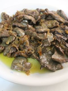 Una foto de Hígado de cordero encebollado
