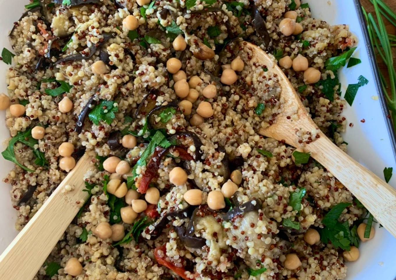 ☆Salade d’Aubergines Rôties☆