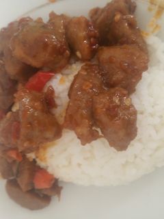 Foto resep Oseng Baso pedas