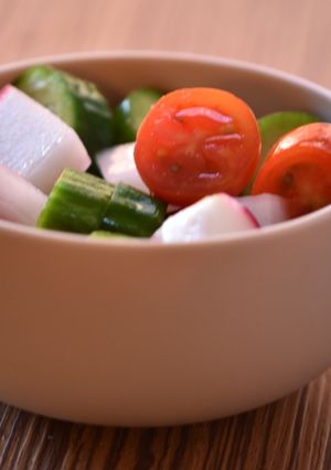 櫻桃蘿蔔沙拉 的食譜成品照片