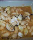 Fabes con almejas
