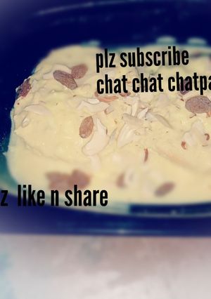 A picture of Artificial rasmalai.