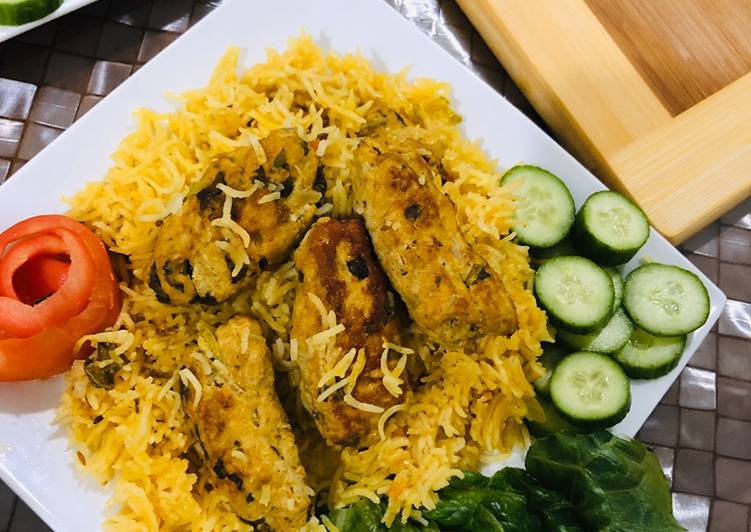 Simple Way to Cook Appetizing Chicken gola kabab pulao