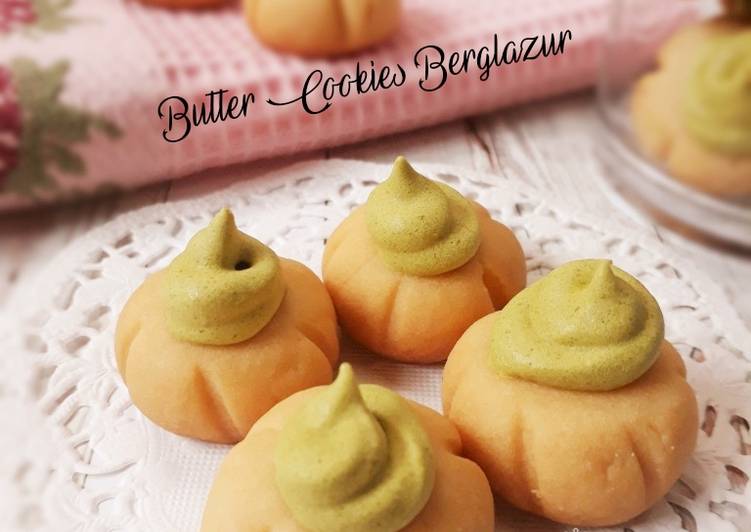 548. Butter Cookies Berglazur #ResepkuHariIni