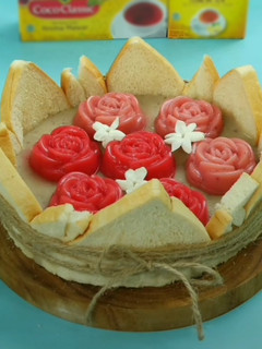 Foto resep Puding Teh Roti Tawar
