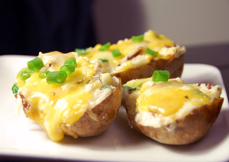 Easiest Way to Make Super Quick Homemade Twice baked potato