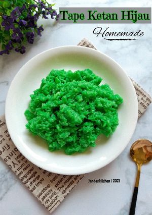 Foto resep Tape Ketan Hijau (Homemade)