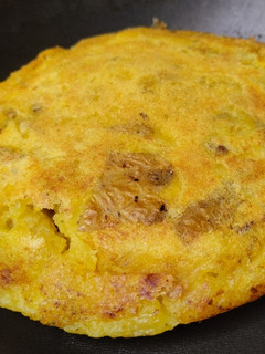 Una foto de Arepa🫓de Papa rellena🍳🥔🥩