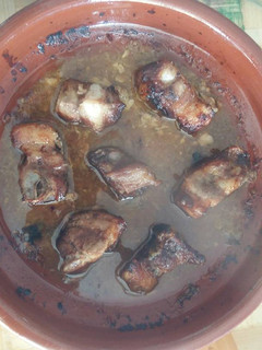 Una foto de Costillas de cerdo con zumo de naranja
