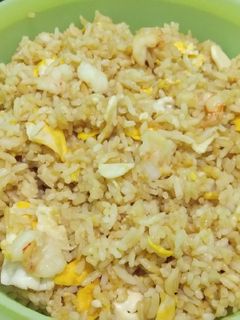 Foto resep Nasi goreng seafood praktis