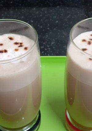 A picture of Easy Peasy Cold Coffee with Homemade coffee creamer.
