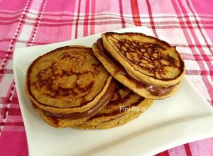 Foto principal de Dorayaki de harina de avena y plátano