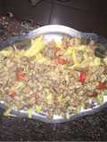 Raxo con patatas fritas