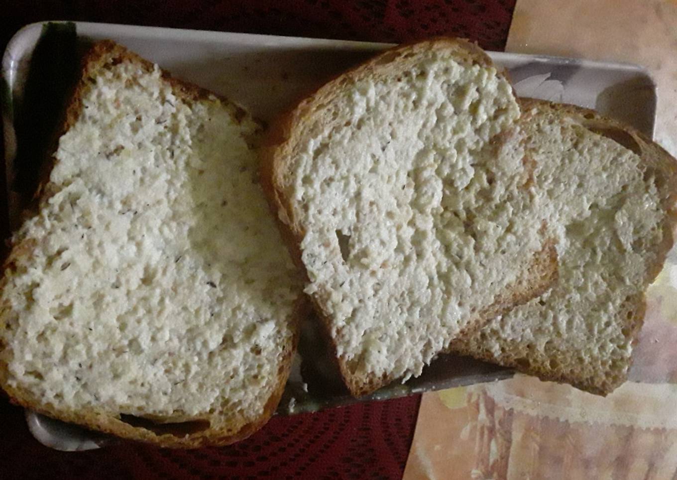 Apple coconut malai sweet toast