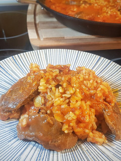 Una foto de Arroz meloso con carrilleras