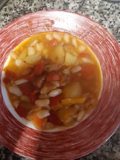 Una foto de Alubias guisadas