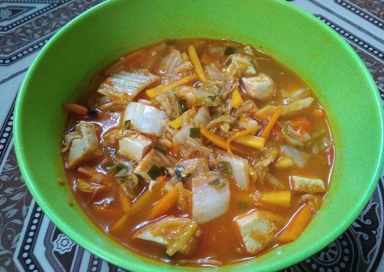 Sundubu Jjigae (Sup Tahu Pedas)