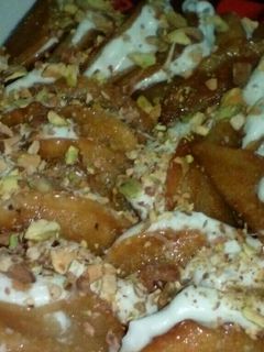 صورة لوصفة قطايف بالكريمة