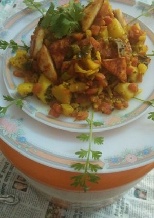 A picture of Mix veggies.